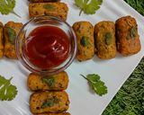 क्रिस्पी पोटॅटो बाईट्स (Crispy Potato Bites Recipe In Marathi) रेसिपी स्टेप 6 फोटो 