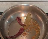 A picture of step 5 of Moong Dal with peas and cauliflower.