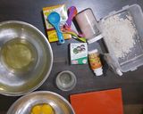 Foto langkah ke 1 dari resep Chiffon cake Vanilla Moca Keto / Debm #PR_AnekaChiffon #keto.