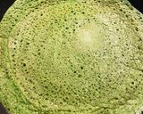 A picture of step 2 of Oat Bran and Spinach Galette.