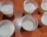 Foto del paso 3 de la receta: Panna cotta de coco con coulis de fresa
