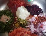 A picture of step 2 of Beetroot Chilla - Healthy Heart Red Chilla.