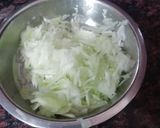 A picture of step 1 of Bottle gourds' condiment of yogurt.