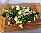 Une image de l'étape 3 de Gratin de blettes et courgette au porc et parmesan.