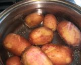 Fokhagymás csirkemell csíkok steak burgonyával recept fázis 1 fotója