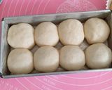 Foto langkah ke 3 dari resep 111. Roti Sobek Cokelat (Tanpa Ulen dg Minyak).