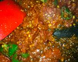 A picture of step 2 of Tawa masala fries.