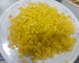 A picture of step 1 of Totapuri mango 🥭 murabba.