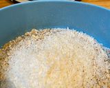 A picture of step 1 of Cranachan for Burns Night.