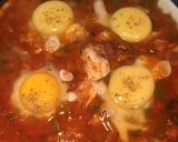 A picture of step 8 of Shakshuka.