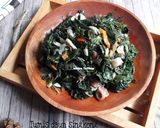 Foto langkah ke 5 dari resep Tumis daun singkong cumi asin.
