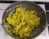 A picture of step 4 of Green peas & Maize flour vada.