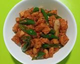 Foto langkah ke 3 dari resep Orek Tempe Cabe Hijau.