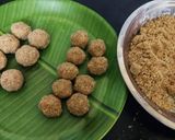 A picture of step 6 of Little millet Laddu.