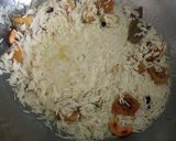 A picture of step 4 of Gatte ki pulao.