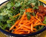 A picture of step 2 of Carrot Ginger Dressing.
