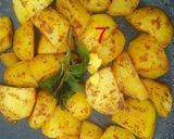 A picture of step 4 of Buttered potatoes suya wadges.