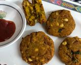 A picture of step 9 of Masala Vadai (Paruppu Vadai).
