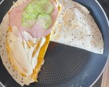 Tortilla lapos tojásos reggeli recept fázis 3 fotója