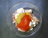 A picture of step 3 of Rajasthani Laal Maas.