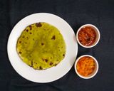 A picture of step 6 of Palak Roti.