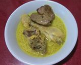 Foto langkah ke 4 dari resep Opor Ayam bumbu kuning.