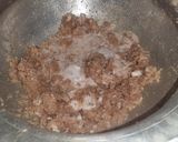 A picture of step 4 of Coconut burfi.