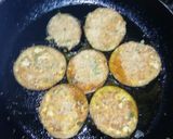 A picture of step 2 of Brinjal fry.
