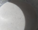 A picture of step 5 of Walnut phirni in chocolate square.