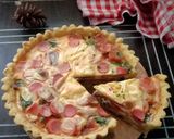Foto langkah ke 8 dari resep Quiche Lorraine.