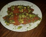 A picture of step 1 of Herby grilled salmon fillets.