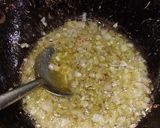 A picture of step 4 of Kaddu ka bharta.