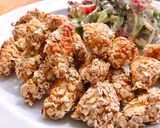 Hình bước làm 5 của món Gà Viên Bọc Yến Mạch Nướng - Baked Chicken Nuggets With Oat