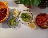 Gyümölcsös-tejszínes-mascarpone krémes torta, születésnap recept fázis 4 fotója