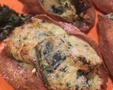 Foto del passaggio 5 della ricetta Barchette di mortadella con ricotta e spinaci