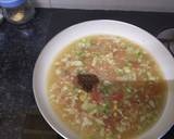 Egg drop veggies soup recipe step 3 photo