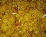 A picture of step 4 of Bread halwa.