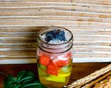 Foto langkah ke 3 dari resep Es Buah Sirup Nanas.