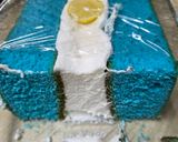Foto del paso 6 de la receta: Torta Bandera Argentina 🇦🇷 Bizcochuelo + Mousse Comerciales ("de cajita") Edición ¡Dale Argentina! ⚽