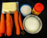 A picture of step 1 of Gajar Ka Halwa.
