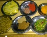 A picture of step 2 of Raw mango n methi seeds chutney.