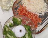 मंचूरियन वेज फ्राइड राइस (Manchurian veg fried rice recipe in Hindi) रेसिपी चरण 2 फोटो