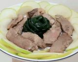 Hình bước làm 2 của món Thịt cừu sốt phomai trứng muối rong biển