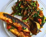 A picture of step 4 of Delicious Quick Peppered Sauce Paired with Plantain & Fish.