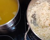 Une image de l'étape 4 de Risotto de Saint-Jacques au chorizo.
