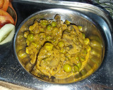 Indiai, gombás-zöldborsó curry (Matar Mushroom) recept fázis 9 fotója
