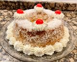 Foto del paso 9 de la receta: “Pudín con manzana y coco” (“Pudding with apple and coconut”)