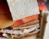 A picture of step 2 of Left-over Roasted Chicken Sandwich.