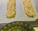 Φωτογραφία βήματος 4 της συνταγής Biscotti με αμύγδαλα και μαύρη σοκολάτα