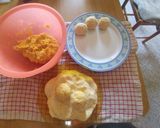 A picture of step 3 of Curried Lentil and Ricotta Meatballs with Pilaf Rice.
